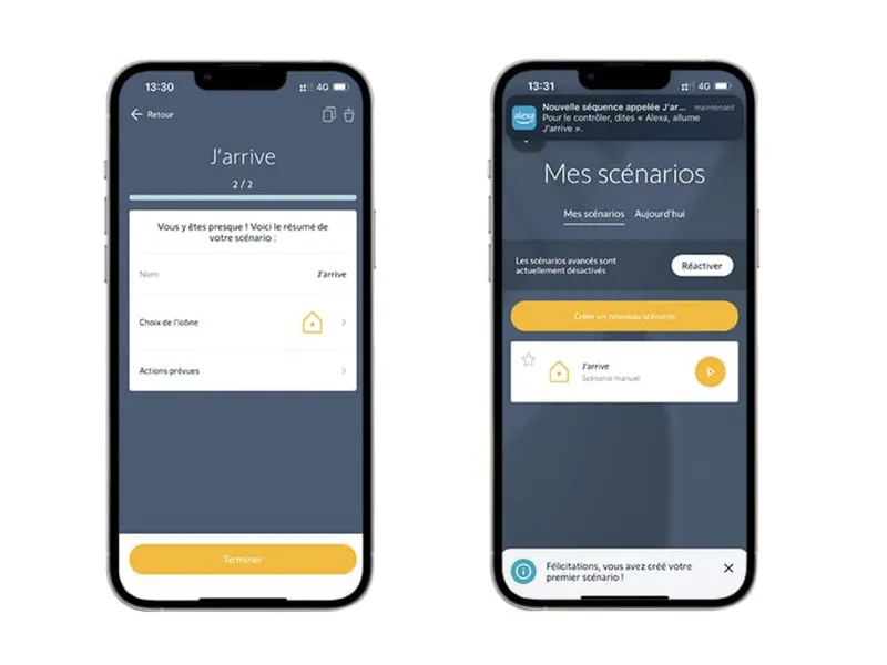 Création de scénarios TaHoma, horaires et gestion multi-zones