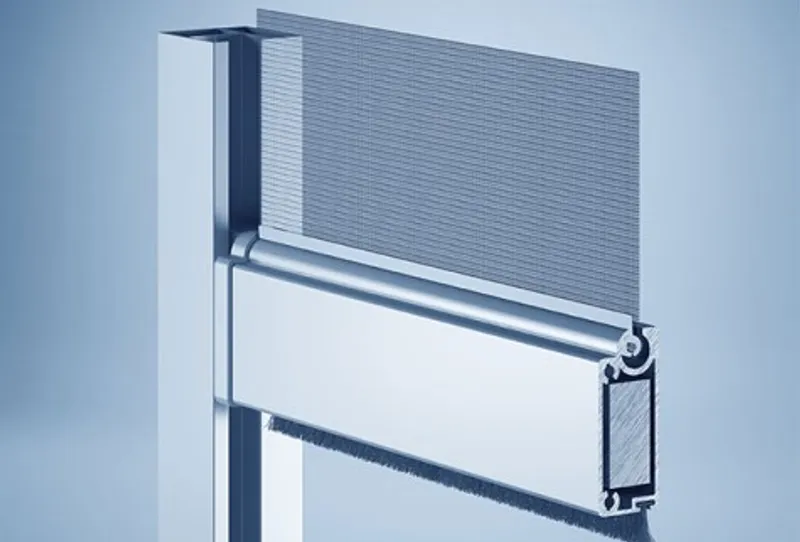 Rail bas de moustiquaire, fermeture propre et étanchéité