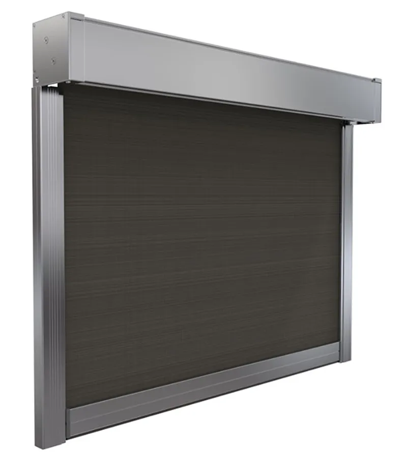 Guides ZIP pour toile solaire, maintien latéral et résistance au vent