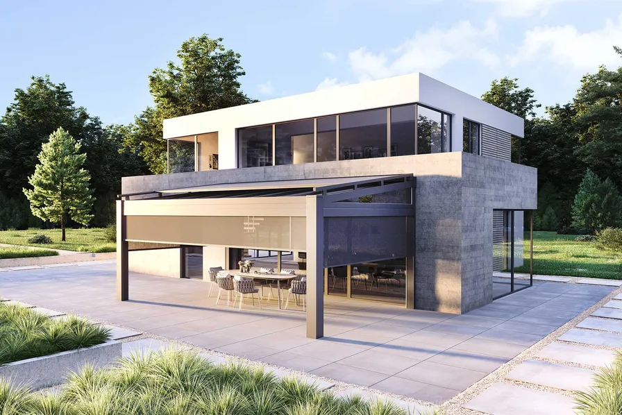 Moustiquaire pour patio résidentiel