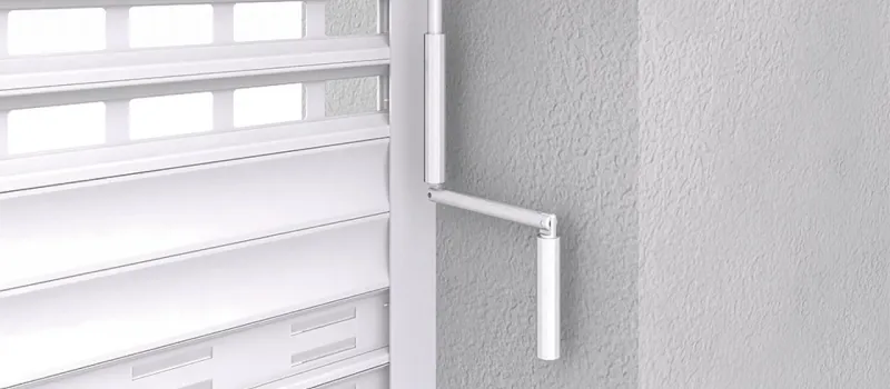 Manœuvre manuelle à manivelle pour porte de garage enroulable, mode secours